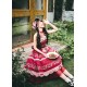 Yolanda Cranberry And Four-Leaf Clover Cardigan Skirt JSK and OP(Reservation/3 Colours/Full Payment Without Shipping)
